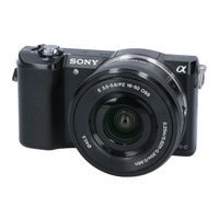 Sony ALPHA 5000 Naudotojo Vadovas