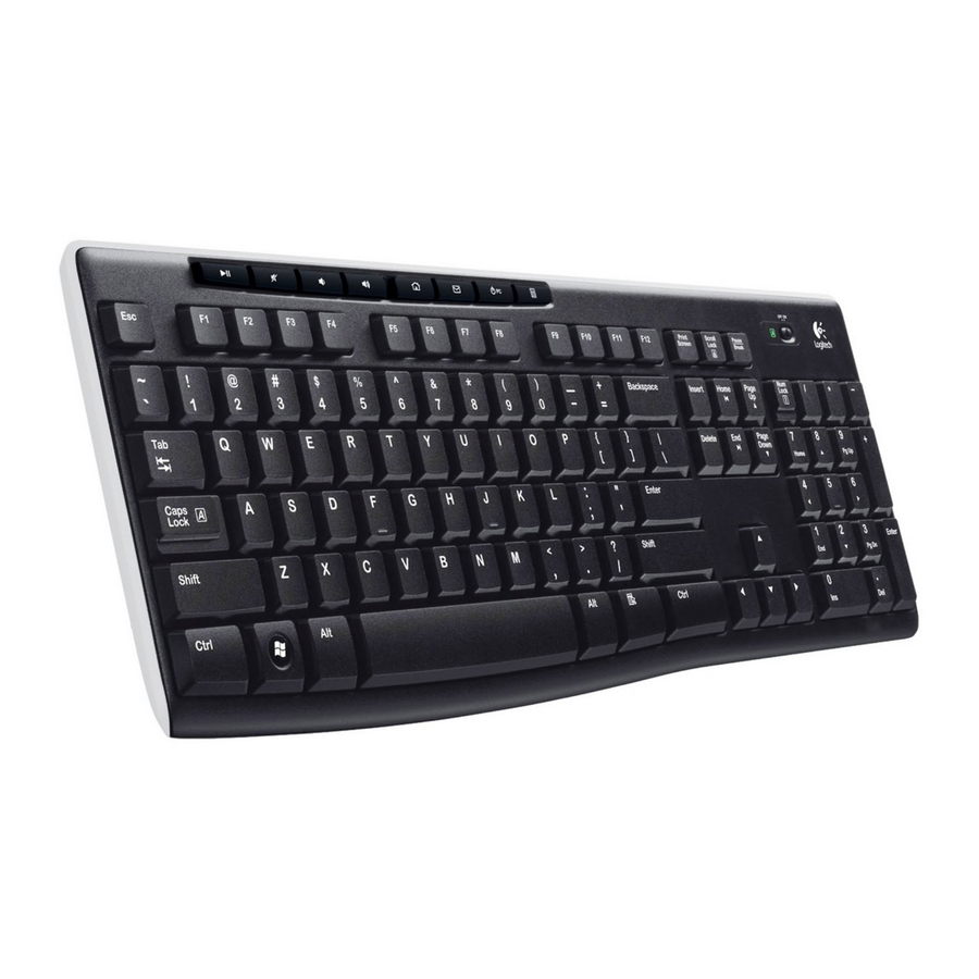 Logitech K270 - Simsiz klaviaturani ishga tushirish