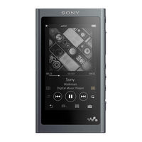 Sony NW-A55 Manuale Utente