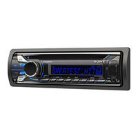 Sony CDX-GT565UP Brukermanual