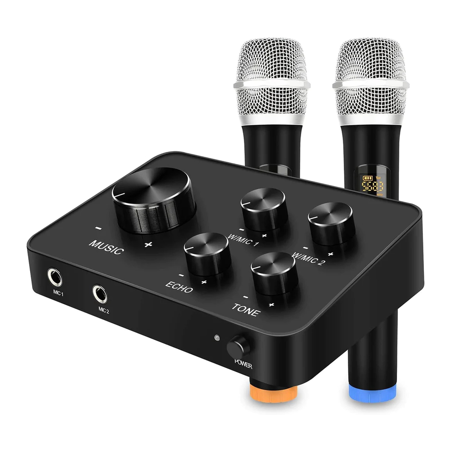 DIGITNOW K201 - Manual del sistema de micrófono inalámbrico para ...