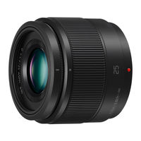 Panasonic H-H025 Manual Përdoruesi