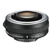 Nikon AF-S TELECONVERTER TC-14E III Ръководство За Потребителя