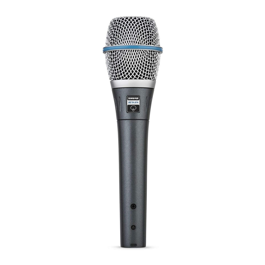 Shure BETA87A mikrofoni