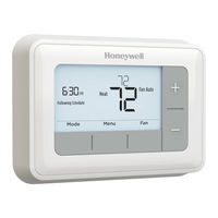 Honeywell Home RTH7500 Series Ръководство За Инсталиране