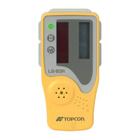 Topcon LS-80A Kullanıcı Kılavuzu