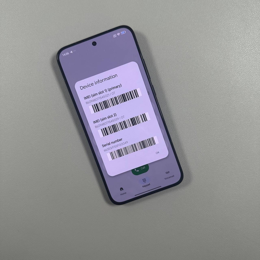 POCO F7 avec la boîte