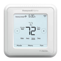 Honeywell Home Lyric T6 Pro Wi-Fi Manual Do Usuário