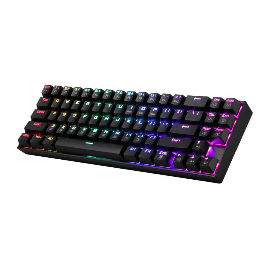 Redragon K599 DEIMOS - Manuel du Clavier mécanique RGB sans fil double ...