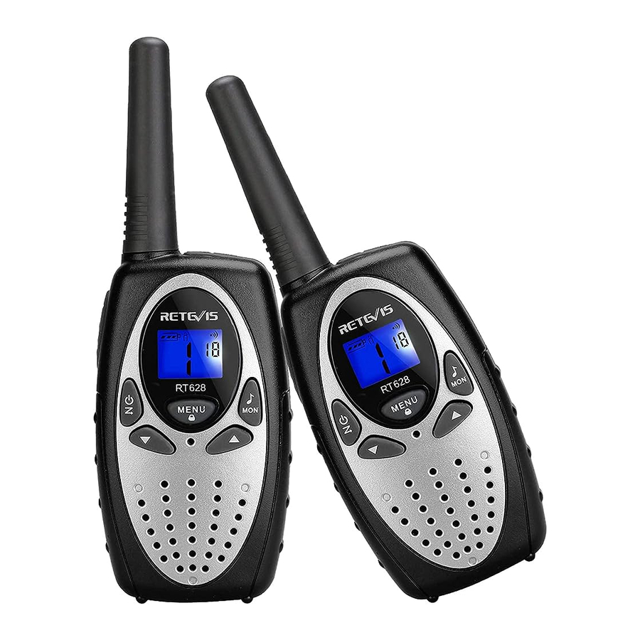 Retevis Radios Rt628 Retevis RT628 - Kids Walkie Talkie Manual | ManualsLib