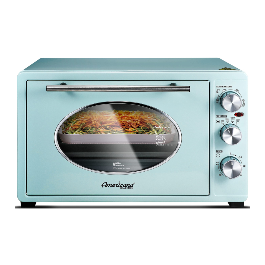 Elite Gourmet Americana ETO3300M - 8 Slice Toaster Oven