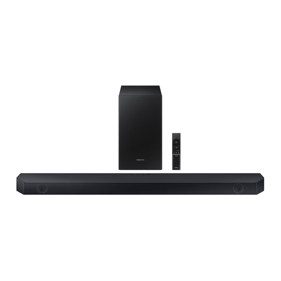 Imagine cu componentele Soundbar-ului