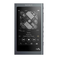 Sony WALKMAN NW-A55L Manual Përdoruesi