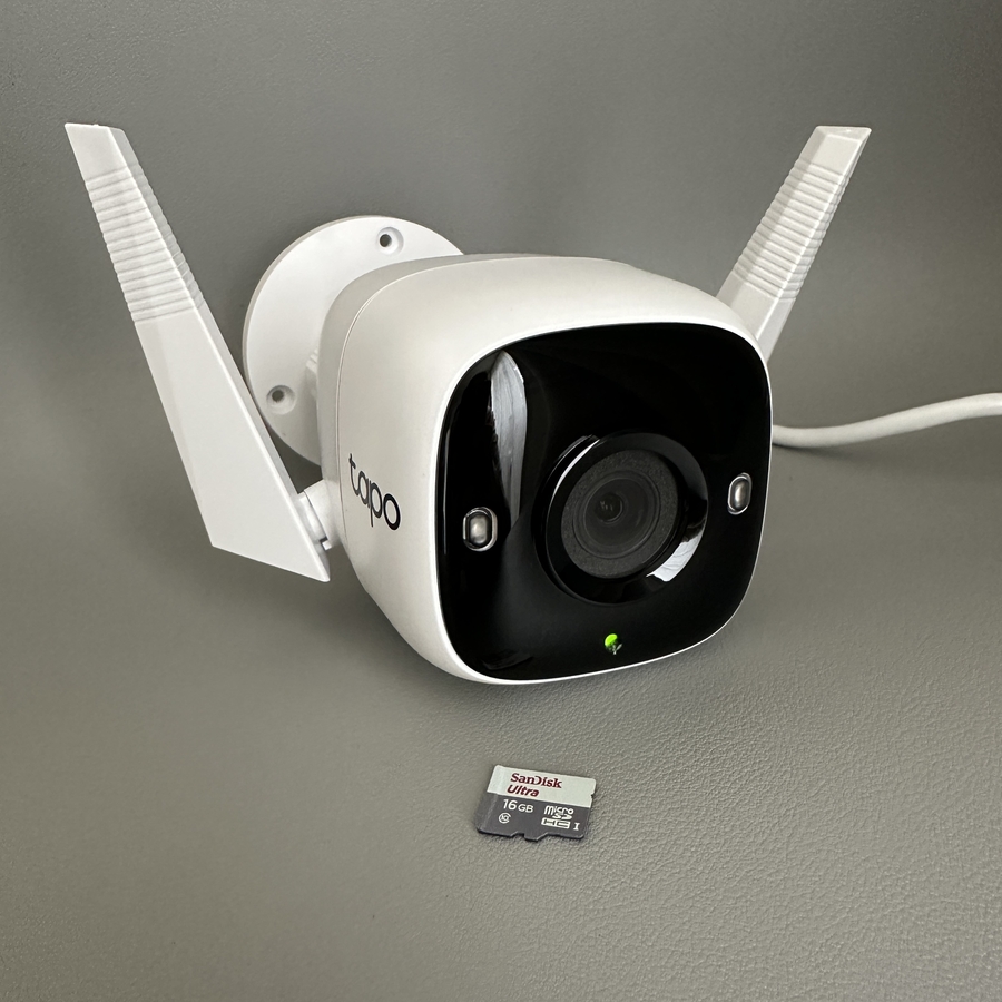 Tapo Link C310 Camera and sd card (Κάμερα Tapo Link C310 και κάρτα SD)