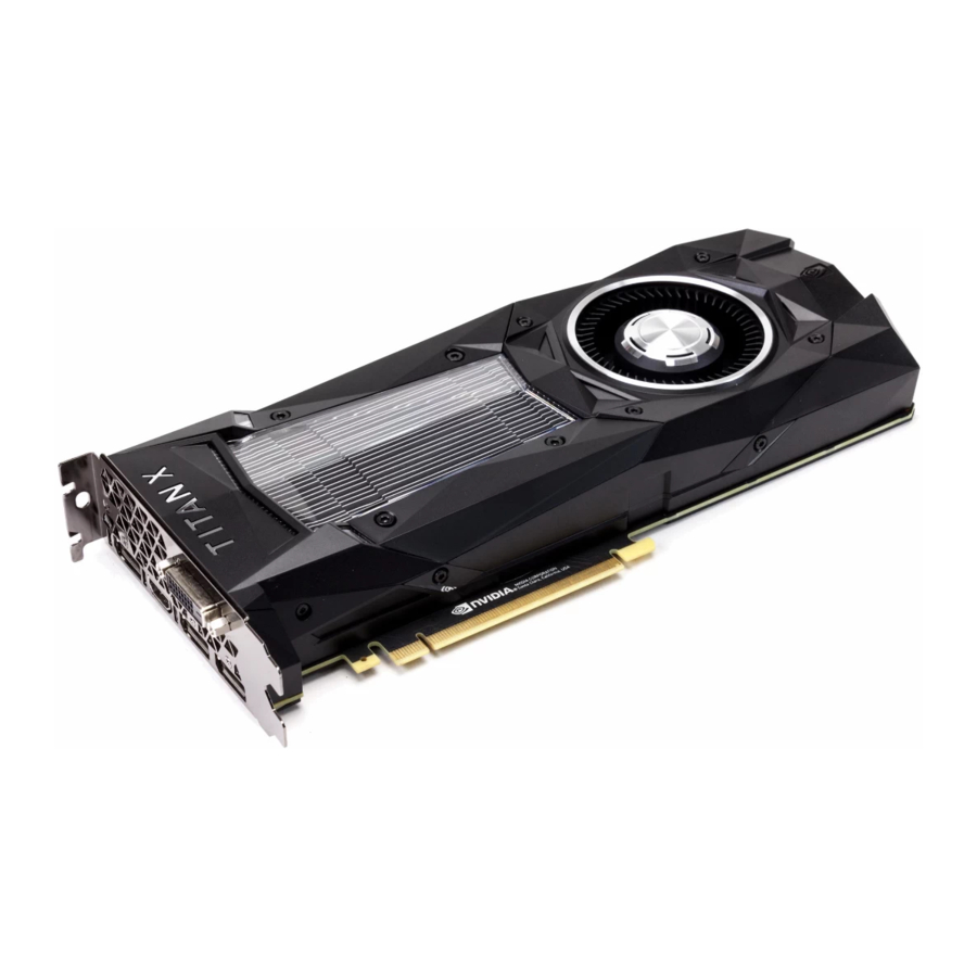 NVIDIA Titan Xp - Handleiding grafische kaart | ManualsLib