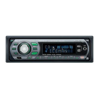 Sony CDX-GT510 Naudotojo Vadovas