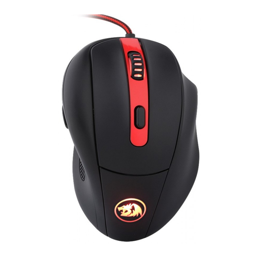 Redragon M605 Smilodon - 2000 DPI 6 Button LED Optical USB Wired Gaming ...