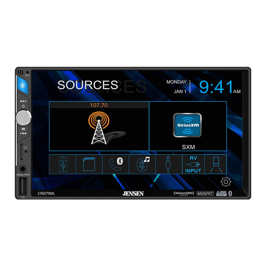 Jensen CR271ML - Medya Alıcısı