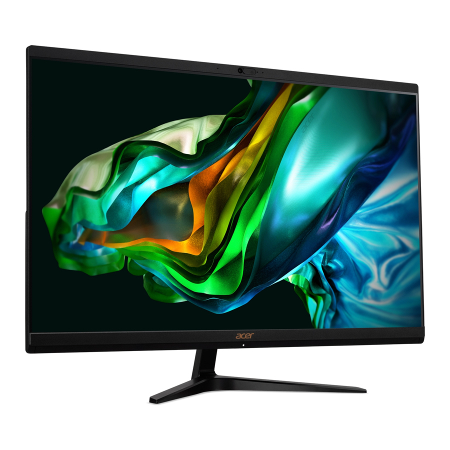 Kompyuta Mwongozo wa Kompyuta wa Acer Aspire C27-1800 | ManualsLib