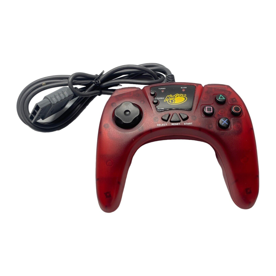 Manual del mando ADVANCED CONTROLLER 8002 de Mad Catz para PlayStation ...