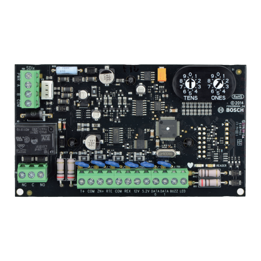B901 Bosch B901 - Installationsmanual til adgangskontrolinterface-modul ...