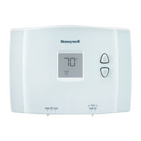 Honeywell Home PRO 1000 Series Uživatelská Příručka