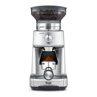 Sage the Dose Control Pro BCG600 Kullanıcı Kılavuzu