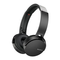 Sony MDR-XB650BT Naudotojo Vadovas