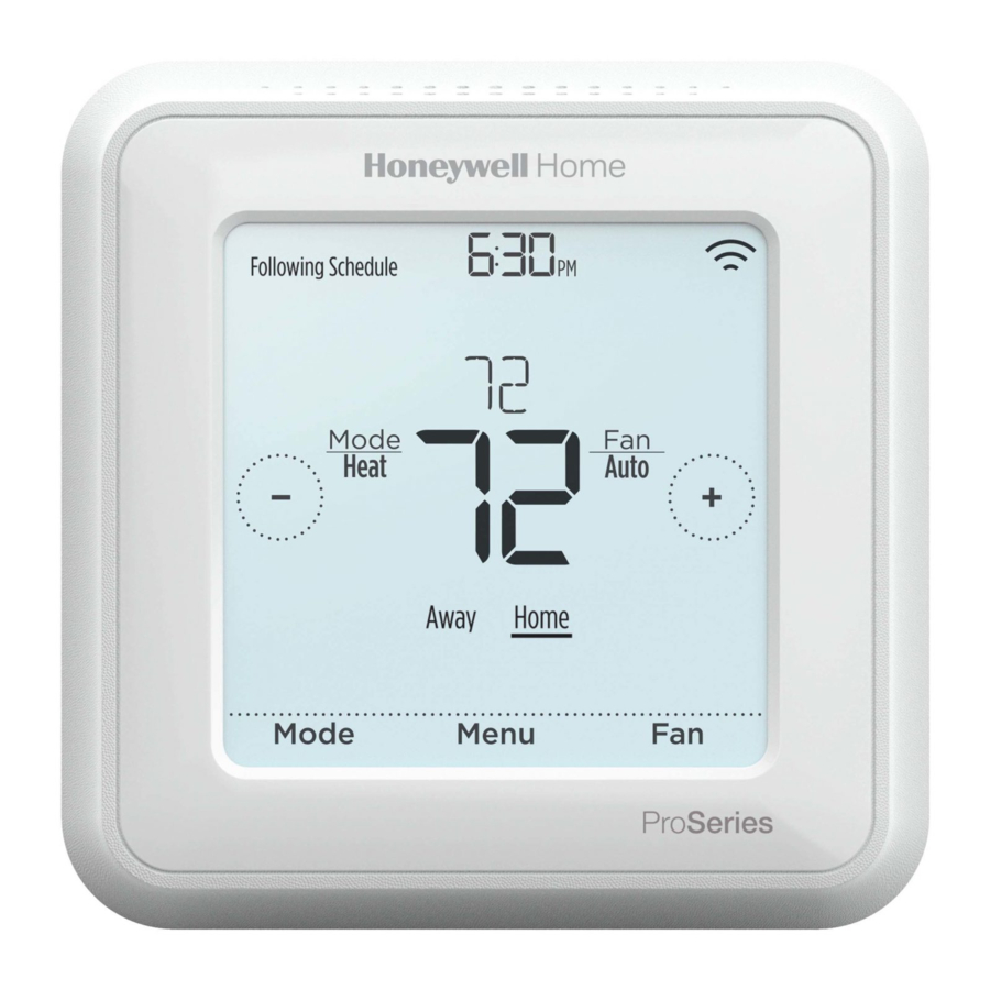 Honeywell Home T6 Pro Z-Wave Thermostat Honeywell Home T6 Pro Z-Wave Thermostat
