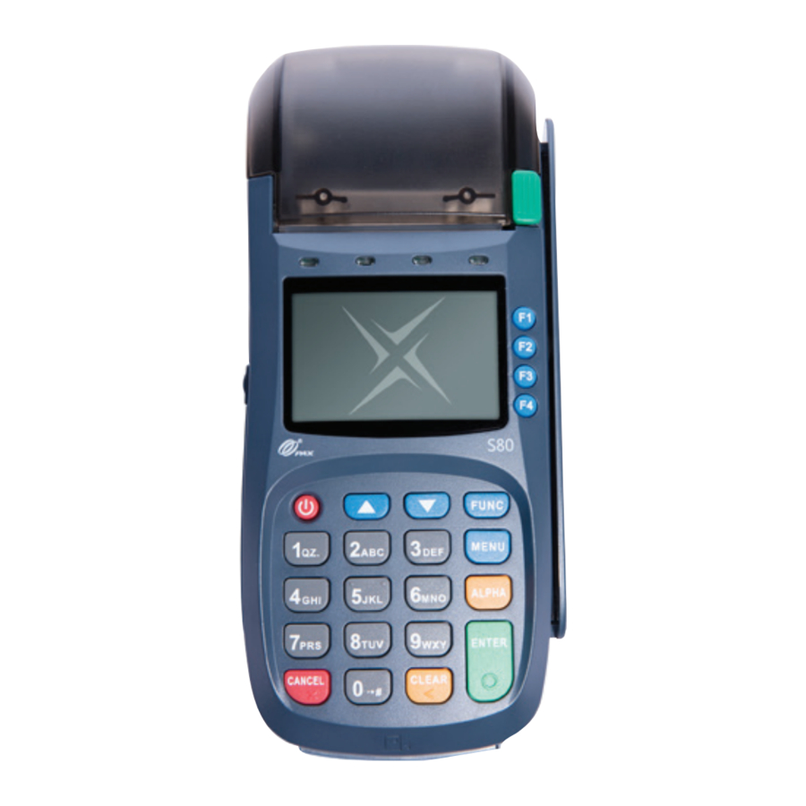 Signapay Guía de capacitación del terminal de pago SignaPay PAX S80 | ManualsLib