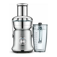 Sage the Nutri Juicer Cold XL BJE830 Kullanıcı Kılavuzu