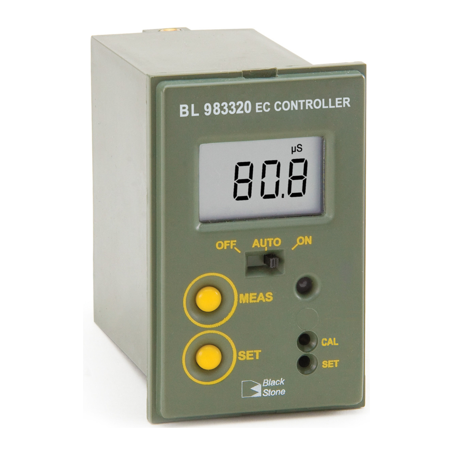 Hanna Instruments BL 983320-0/1 - Manuel de l'indicateur et contrôleur
