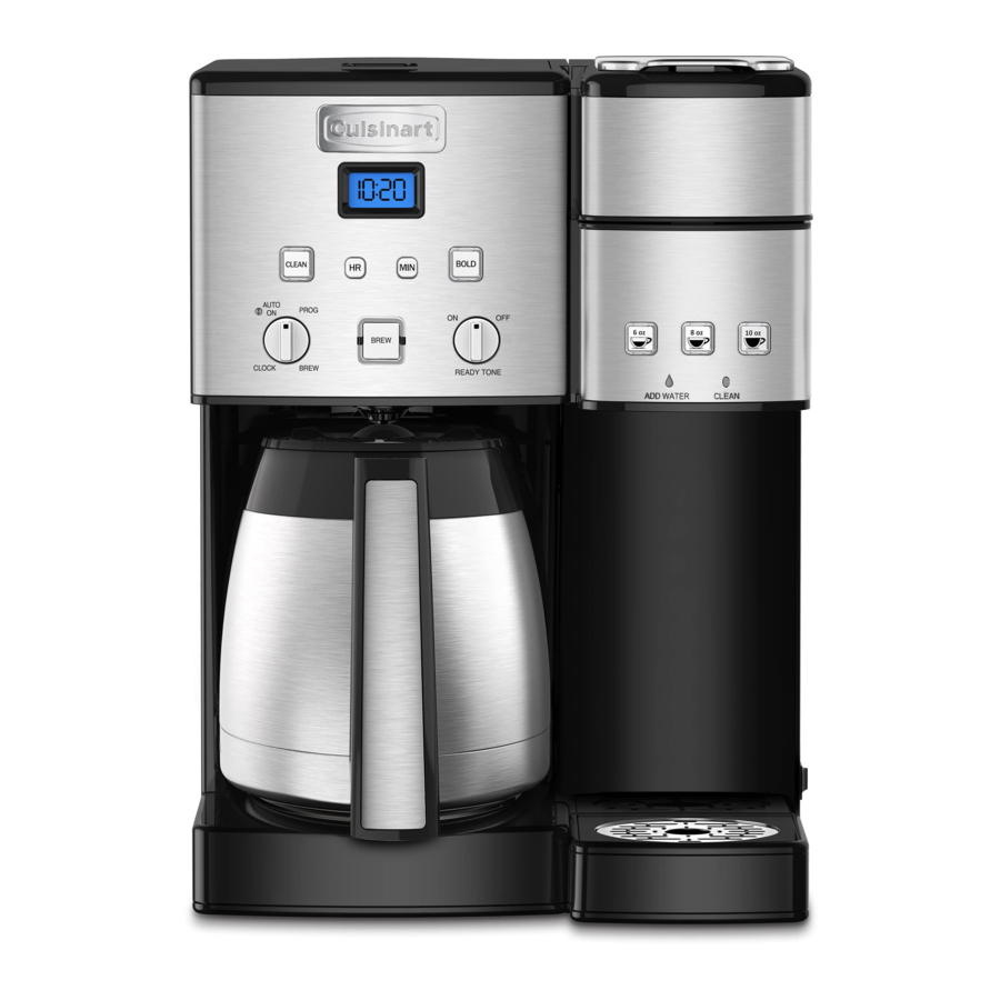 Cuisinart SS-20 Series - Manual del centro de café térmico