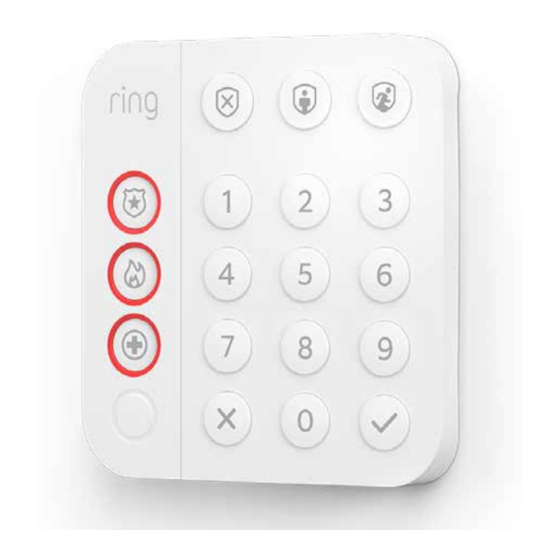 Instrukcja obsługi klawiatury ring Keypad 2. generacji Z-Wave | ManualsLib