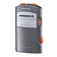 Grundig Micro Boy 60 Korisnički Priručnik
