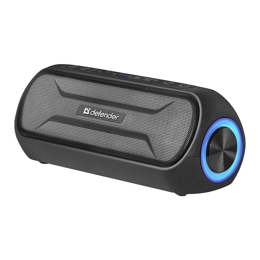 Manual del altavoz portátil