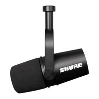 Shure MV7X Manual Do Utilizador